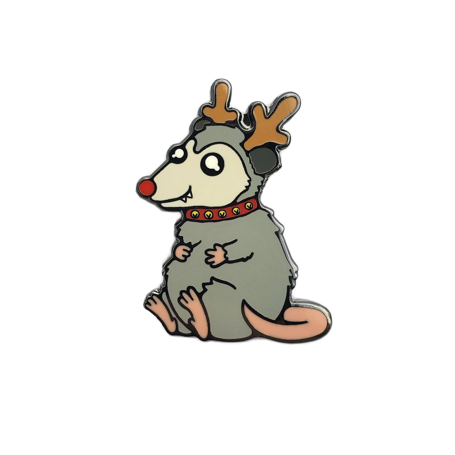 Reindeer Possum Pin - Kolorspun Enamel Pins