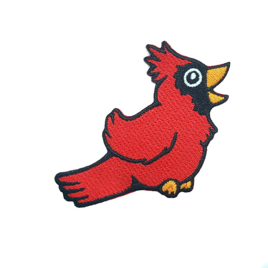 Cardinal Bird Patch - Kolorspun Enamel Pins