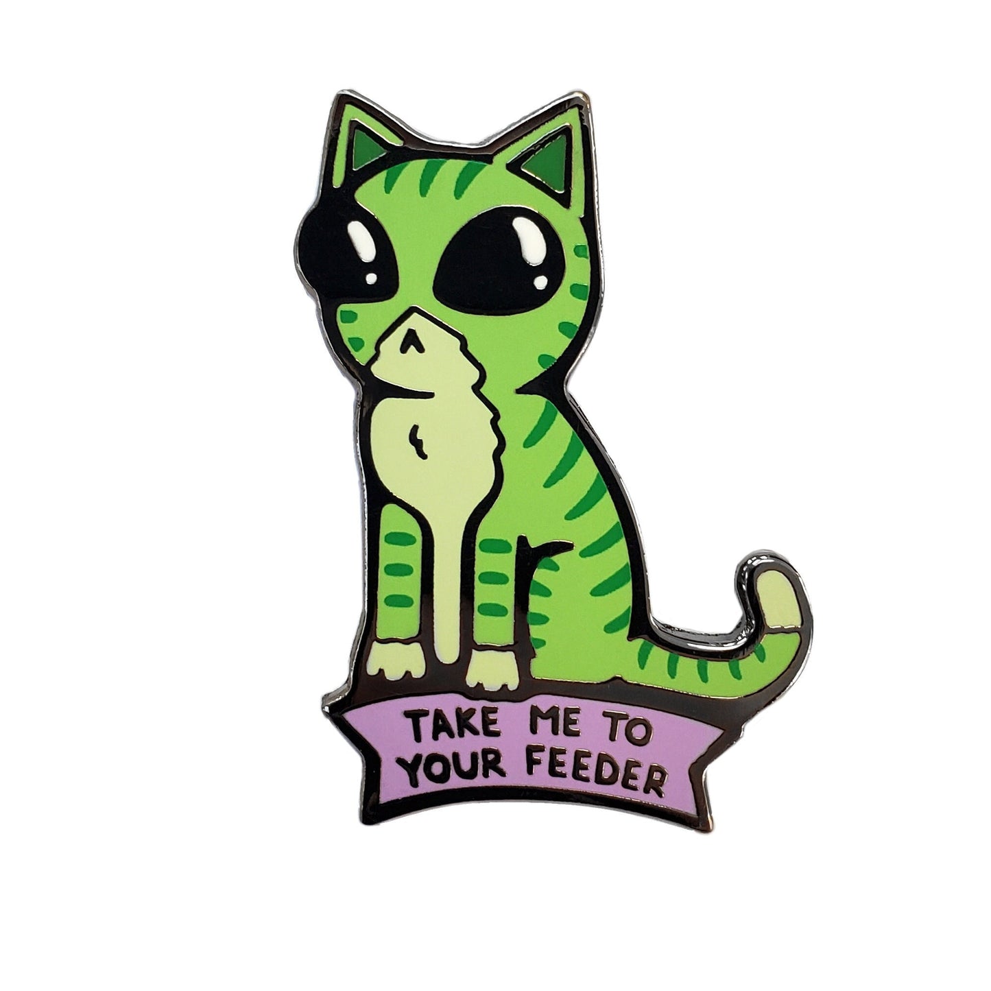 Take Me To Your Feeder Cat Golf Ball Marker - Kolorspun Enamel Pins