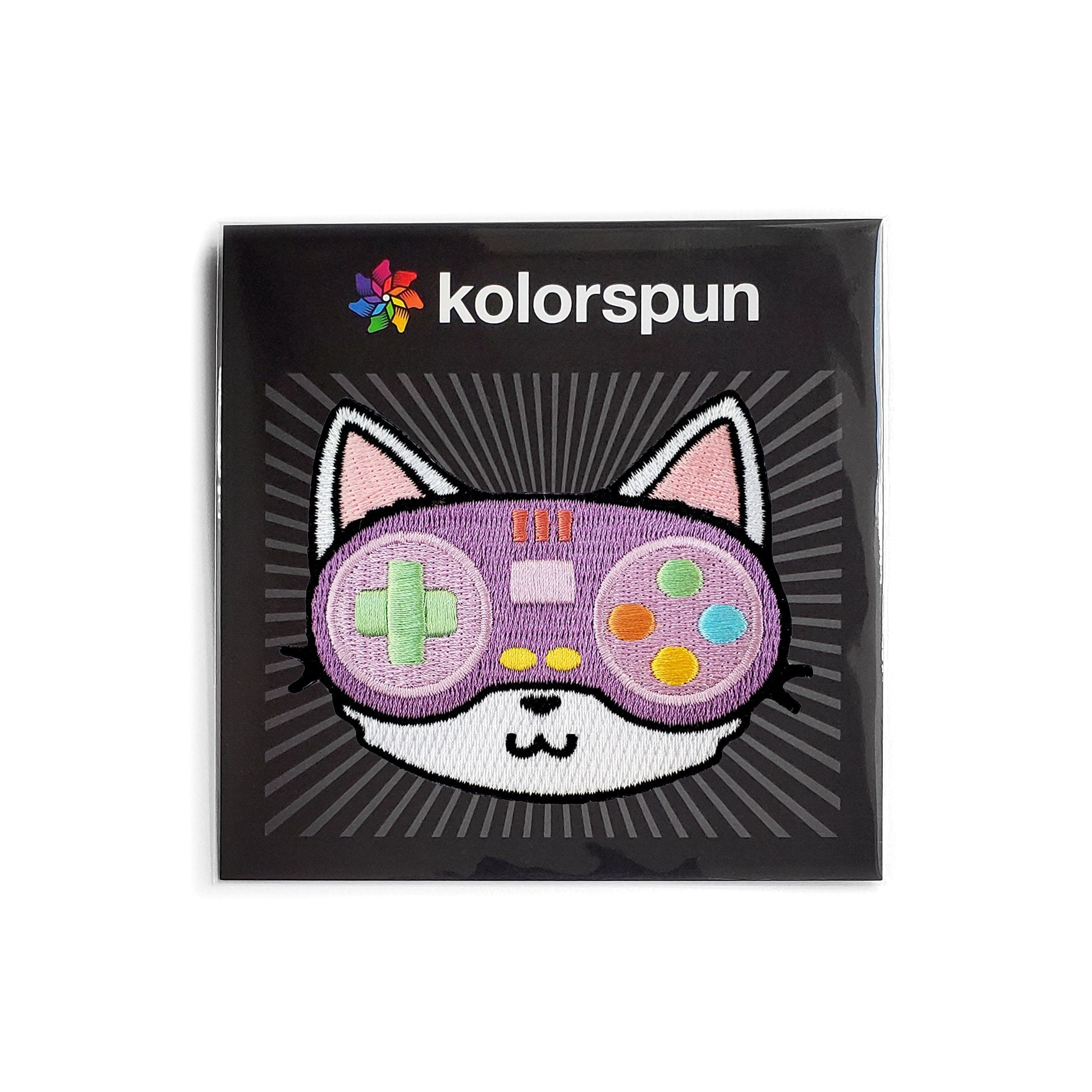 Gamer Cat Patch - Kolorspun Enamel Pins