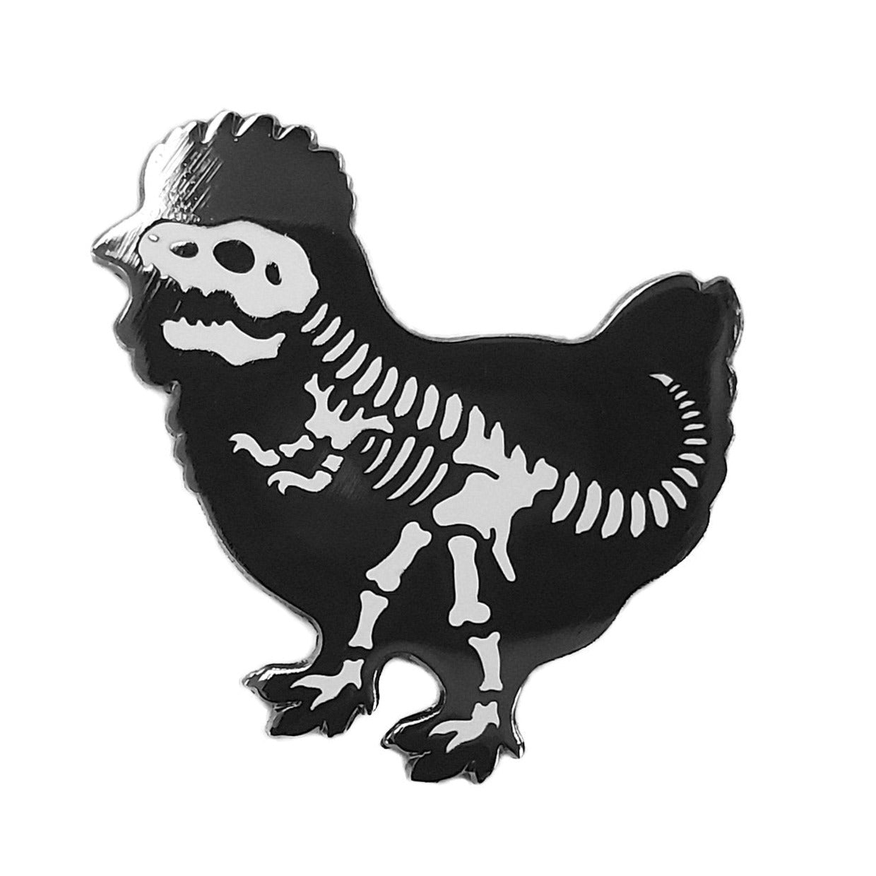 Chickensaurus Rex Enamel Pin - Kolorspun Enamel Pins