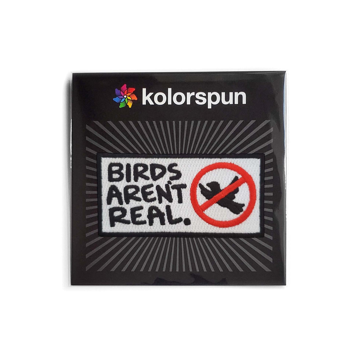 Birds Aren't Real Patch - Kolorspun Enamel Pins