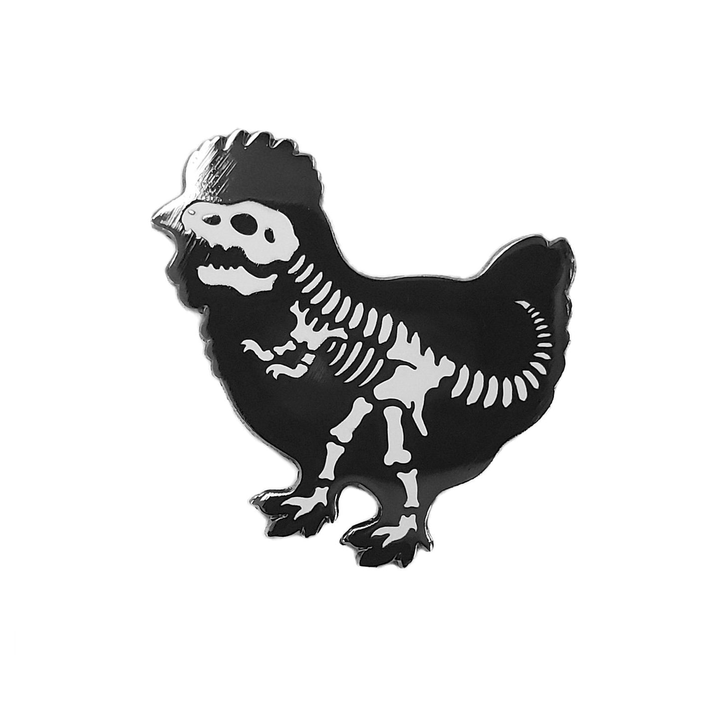 Chicken Dinosaur Needle Minder - Kolorspun Enamel Pins