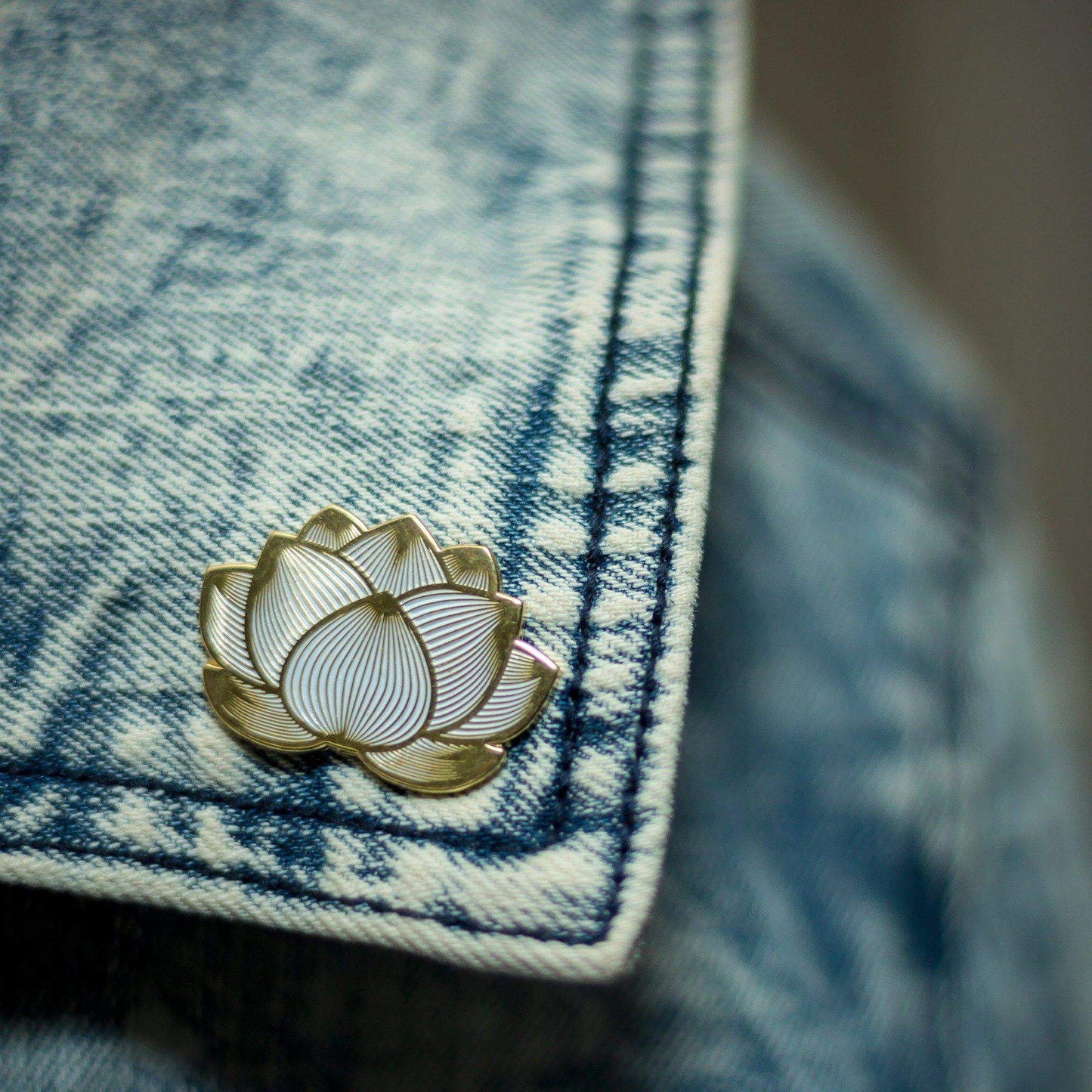 Lotus Flower Pins - Kolorspun Enamel Pins