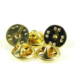 Metal Butterfly Pin Backings - 5 Pairs