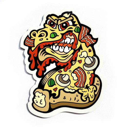 Pizzamonster Sticker - Kolorspun Enamel Pins