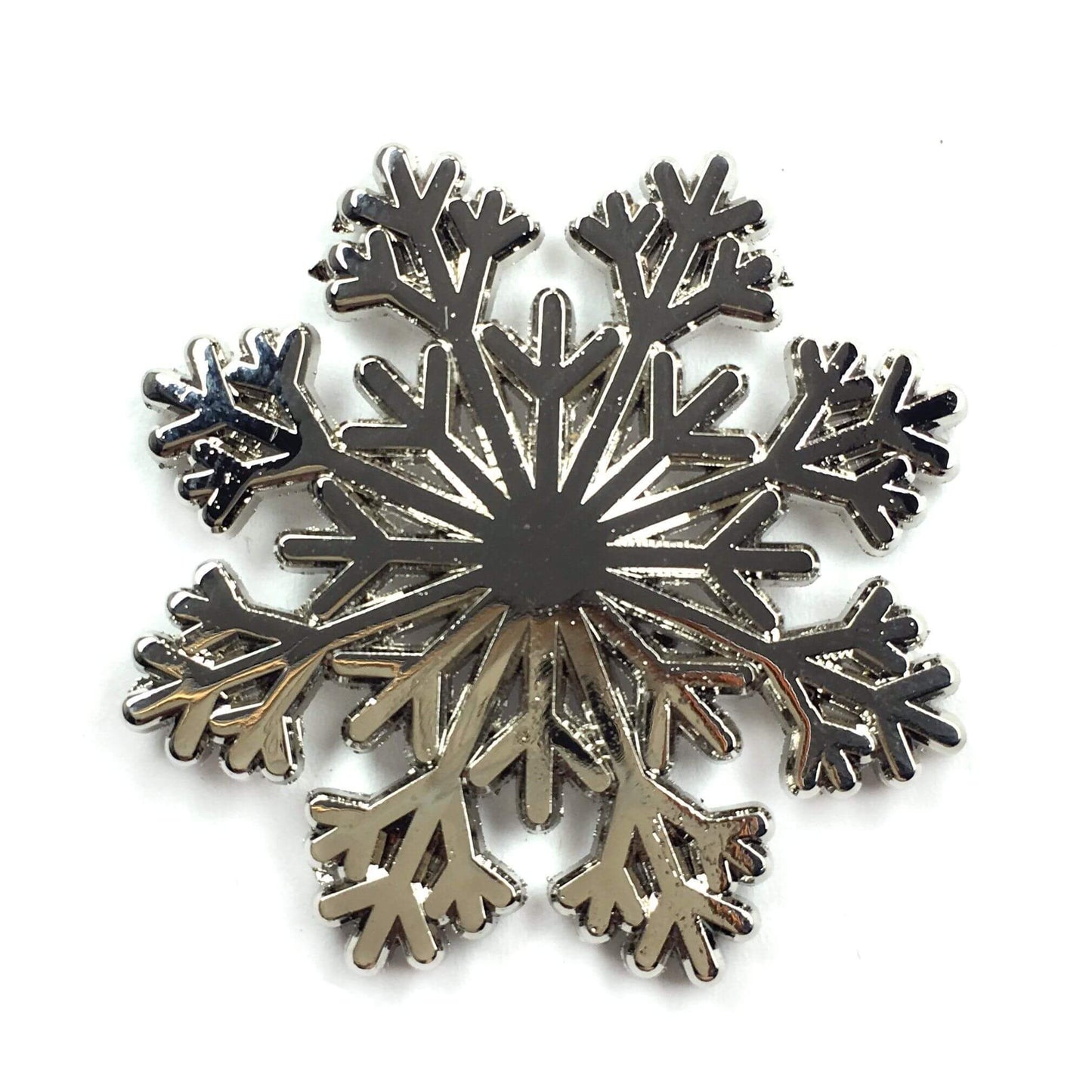Snowflake Pin - Kolorspun Enamel Pins