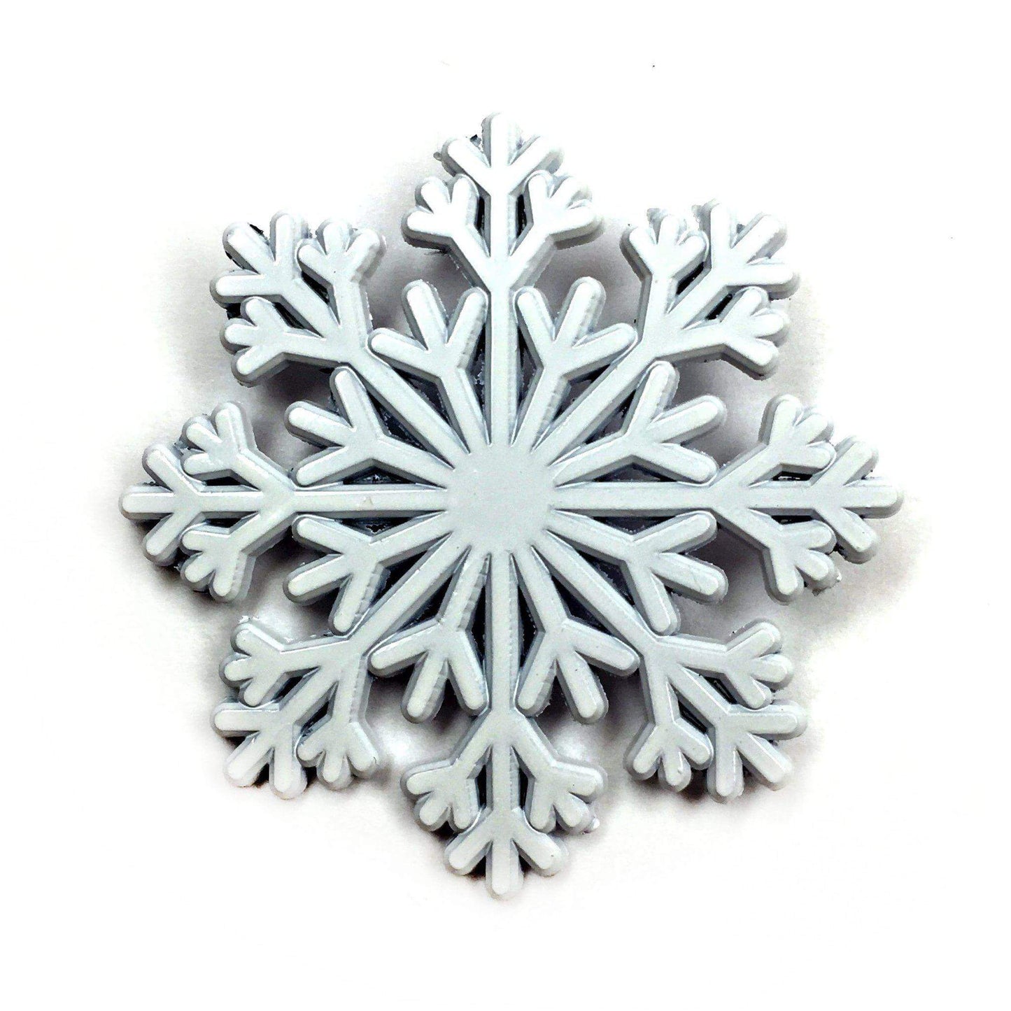Snowflake Pin - Kolorspun Enamel Pins