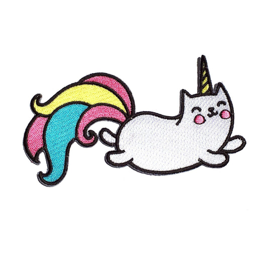 Unicorn Cat Patch - Kolorspun Enamel Pins