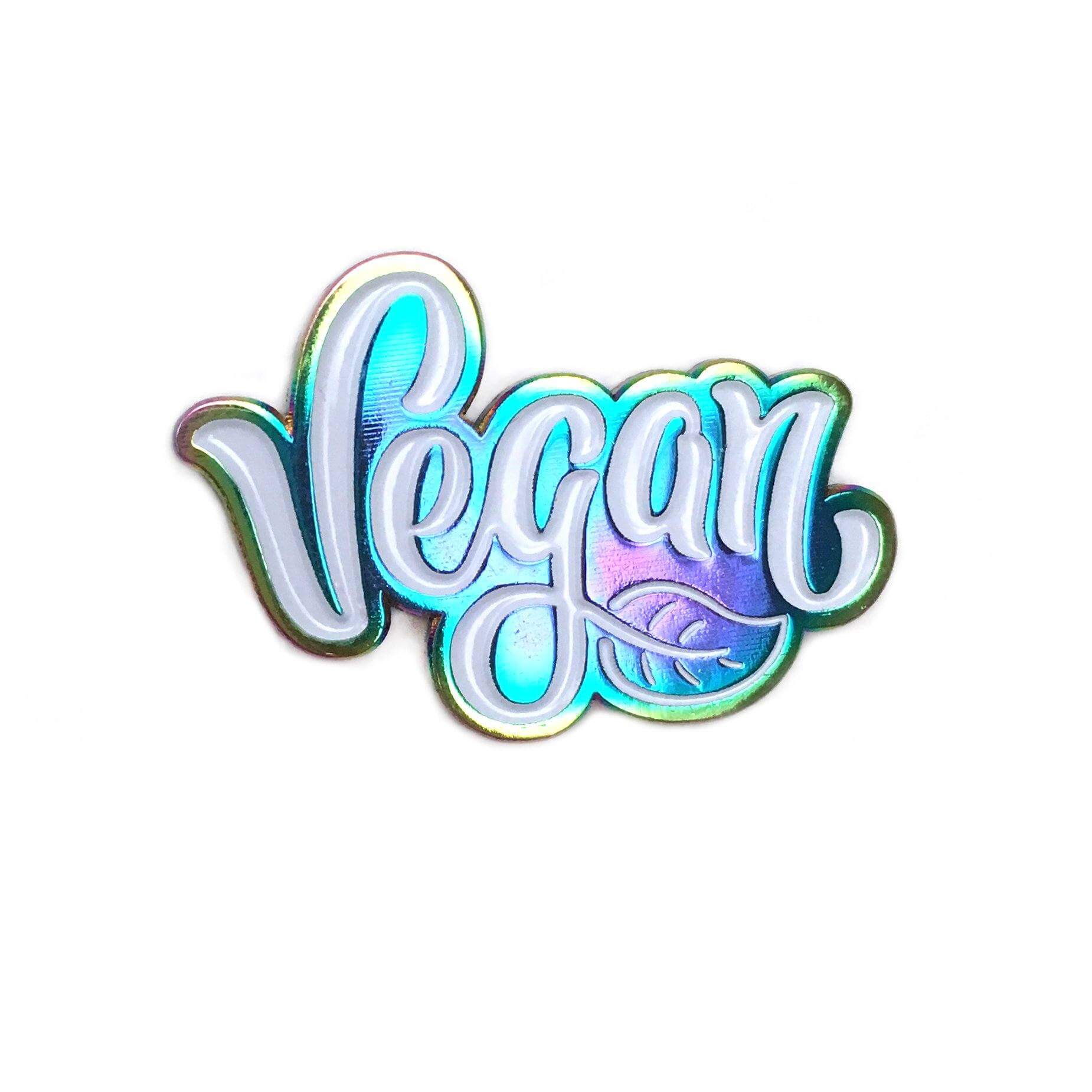 Vegan Pin - Kolorspun Enamel Pins