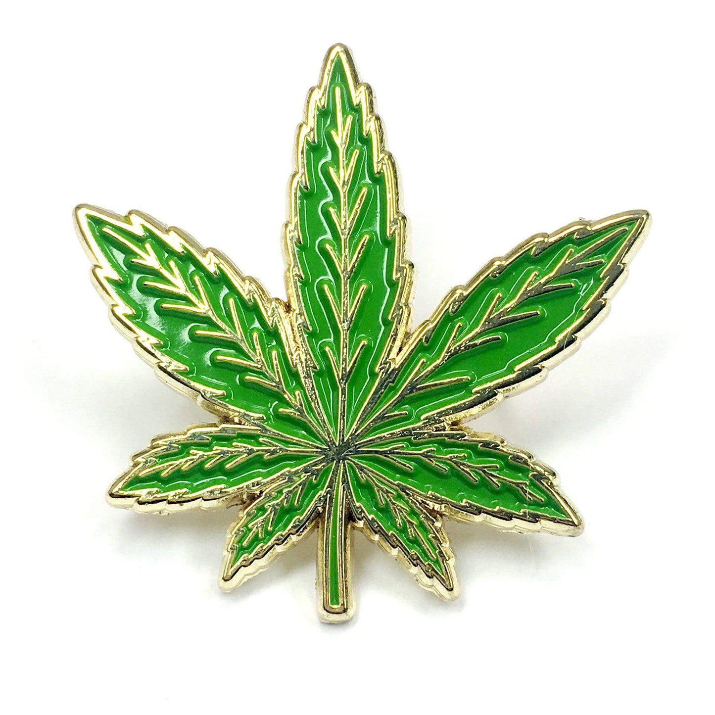 Weed Leaf Pins - Kolorspun Enamel Pins