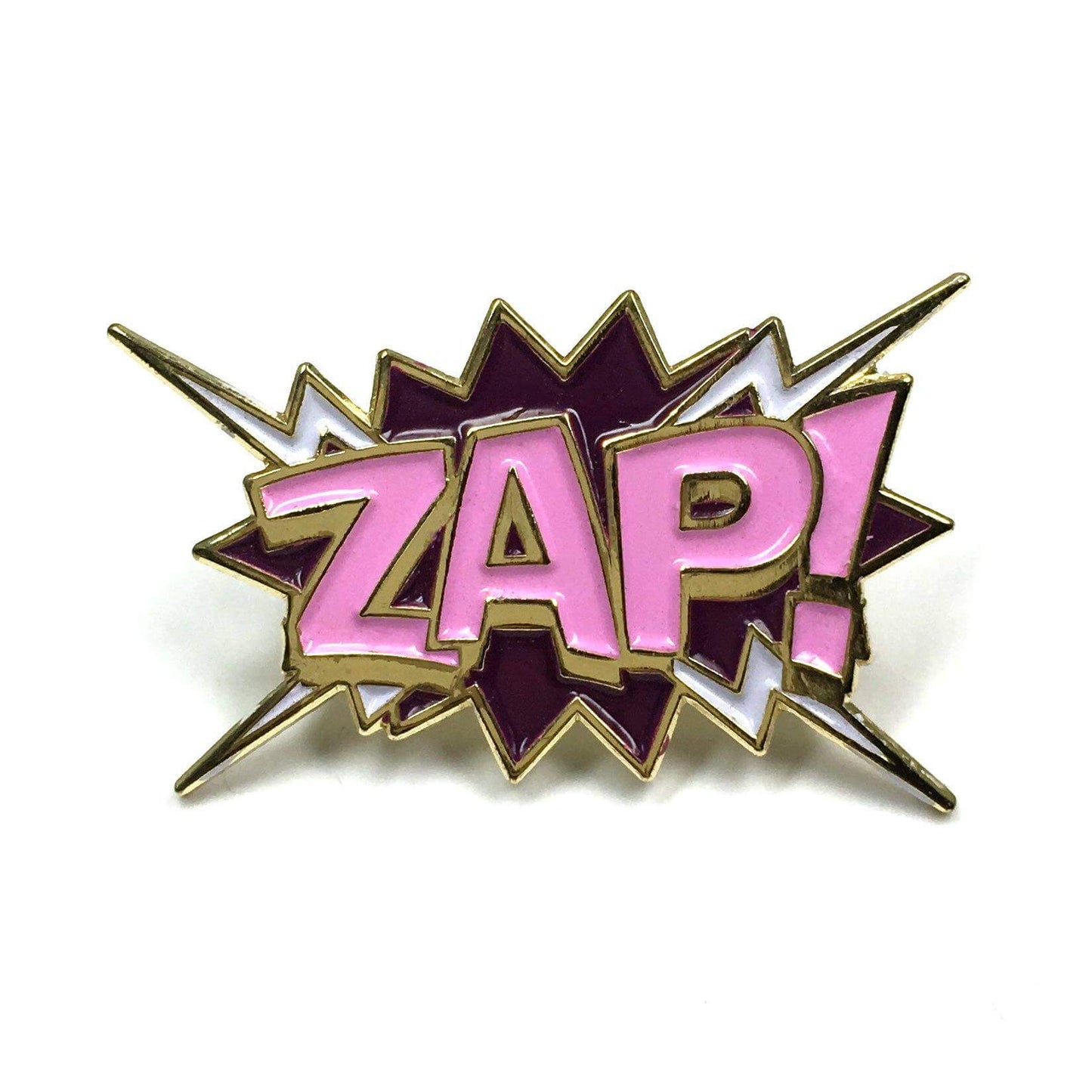 "ZAP!" Pop Art Pin - Kolorspun Enamel Pins